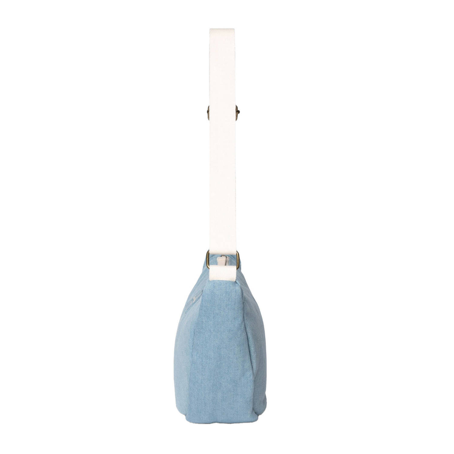 Studio Noos denim crossbody tas Denim Solid blauw