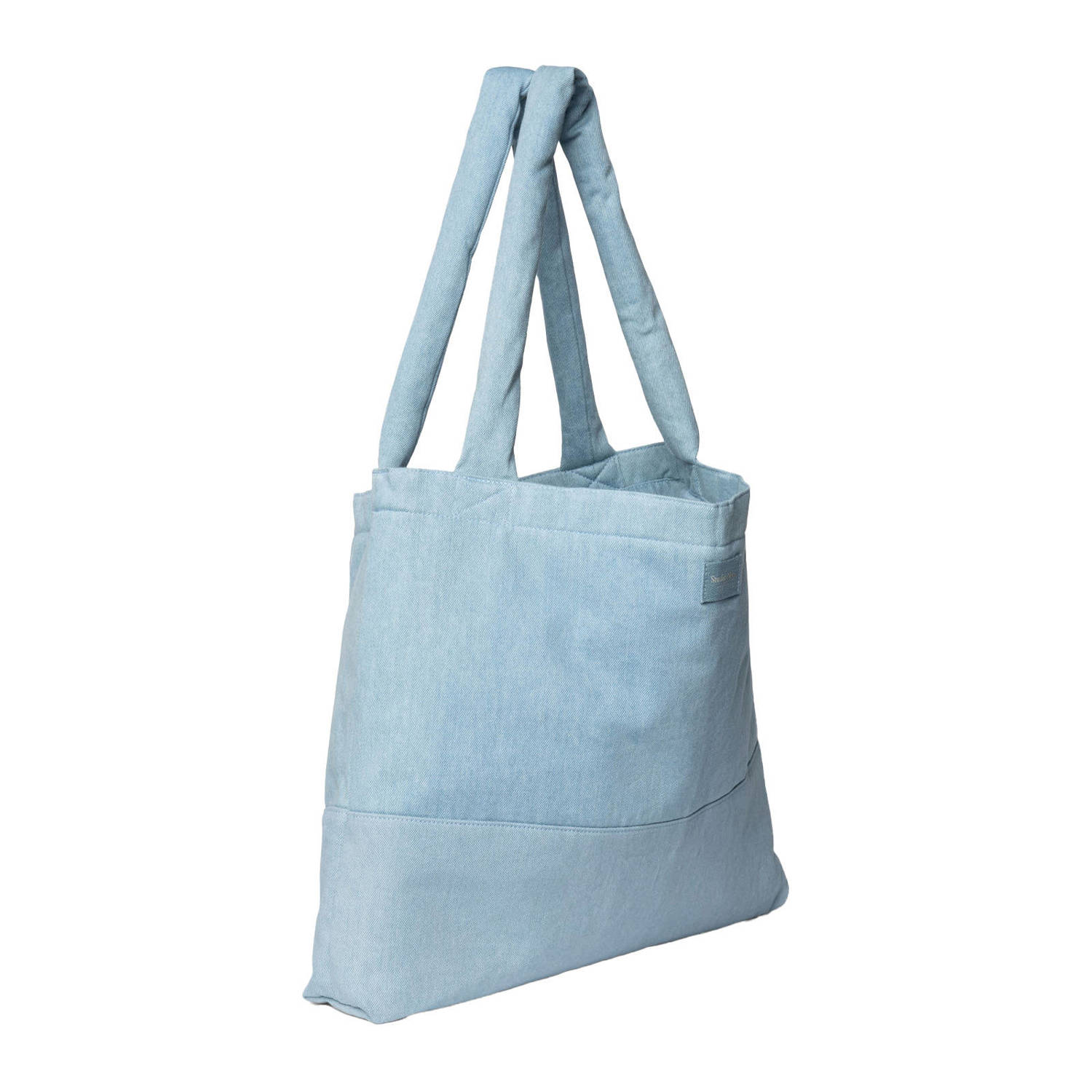 Studio Noos denim luiertas Denim Solid Mom Bag blauw