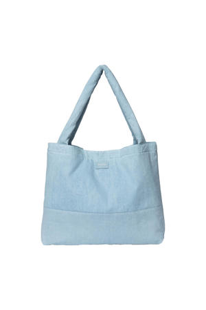  denim luiertas  Denim Solid Mom Bag blauw