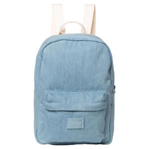 Blue Denim Midi Backpack