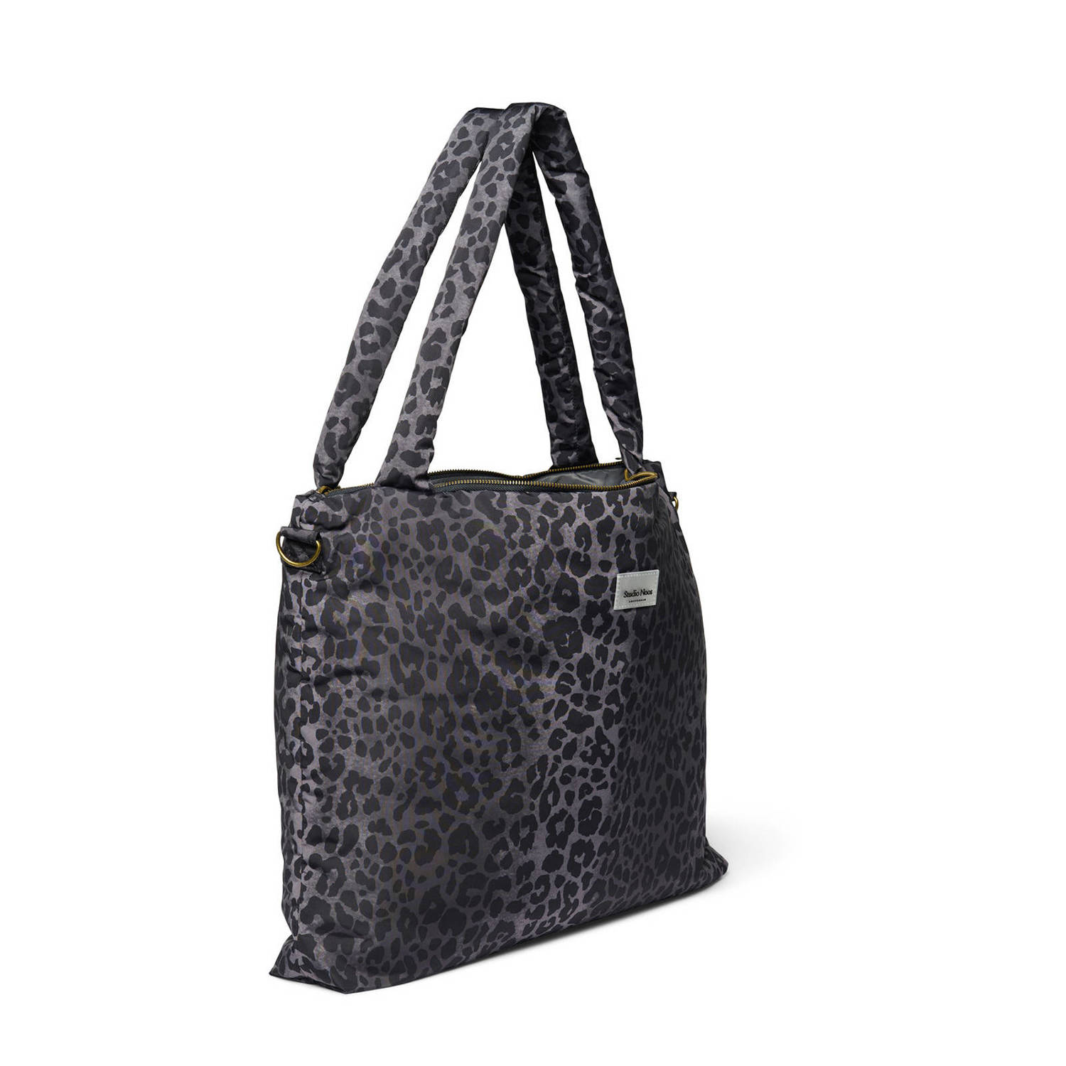 Studio Noos luiertas Antra Leopard Diaper Bag grijs