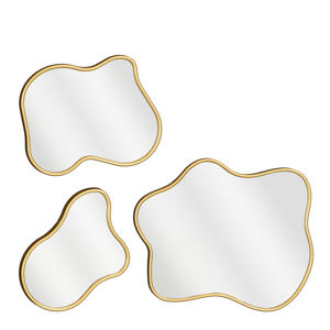 spiegelset goud   (37x55 cm)