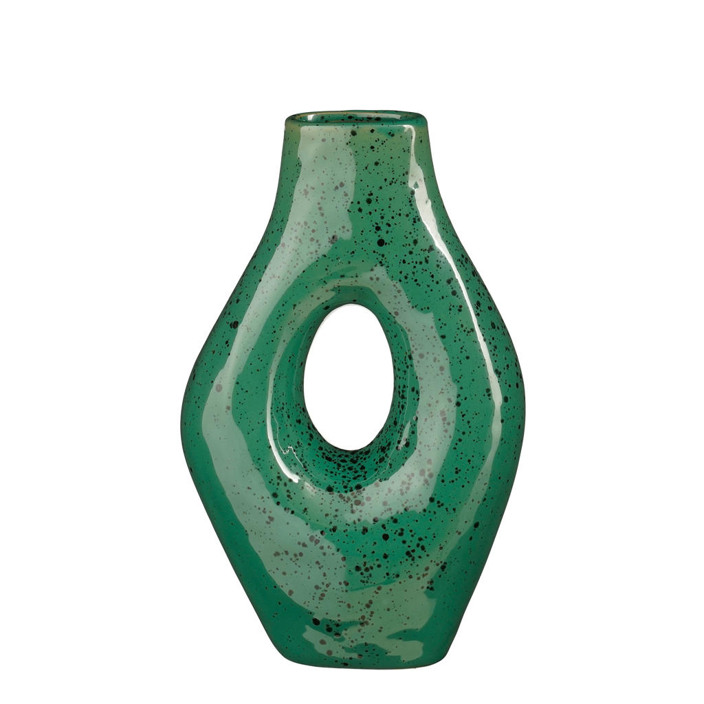 Mica Decorations vaas groen (30 cm hoog)