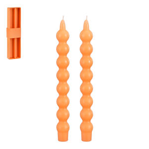 kaarsen oranje (set van 2)