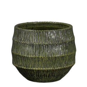 bloempot groen (17x15 cm)