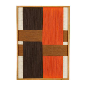 wanddecoratie oranje  (50x70 cm)