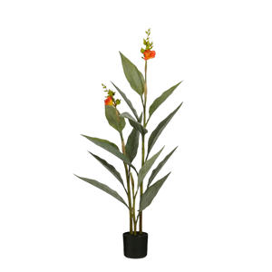 kunstplant oranje (H115 cm)
