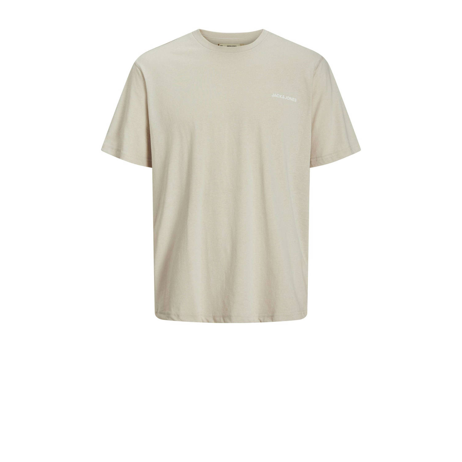 JACK & JONES pyjama JACEVEREST lichtbeige zwart