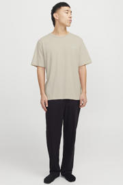 thumbnail: JACK & JONES pyjama JACEVEREST lichtbeige/zwart