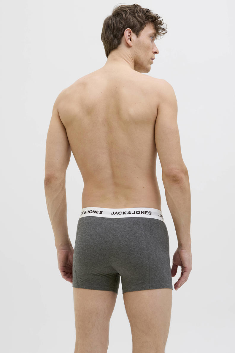 JACK & JONES Jacabstract Trunks 2 Pack, Iron Gate, L (Pacco da 2) Uomo JACK & JONES Jacabstract Trunks 2 Pack, Iron Gate, L (Pacco da 2) Uomo