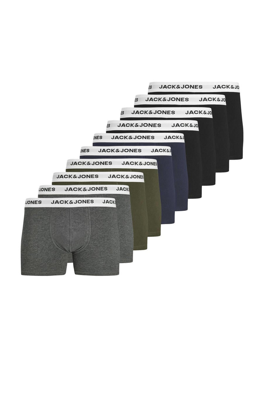 JACK & JONES Boxershorts 6-pack heren d.9a43 Trunks Shorts katoenmix onderbroek, L JACK & JONES Boxershorts 6-pack heren d.9a43 Trunks Shorts katoenmix onderbroek, L