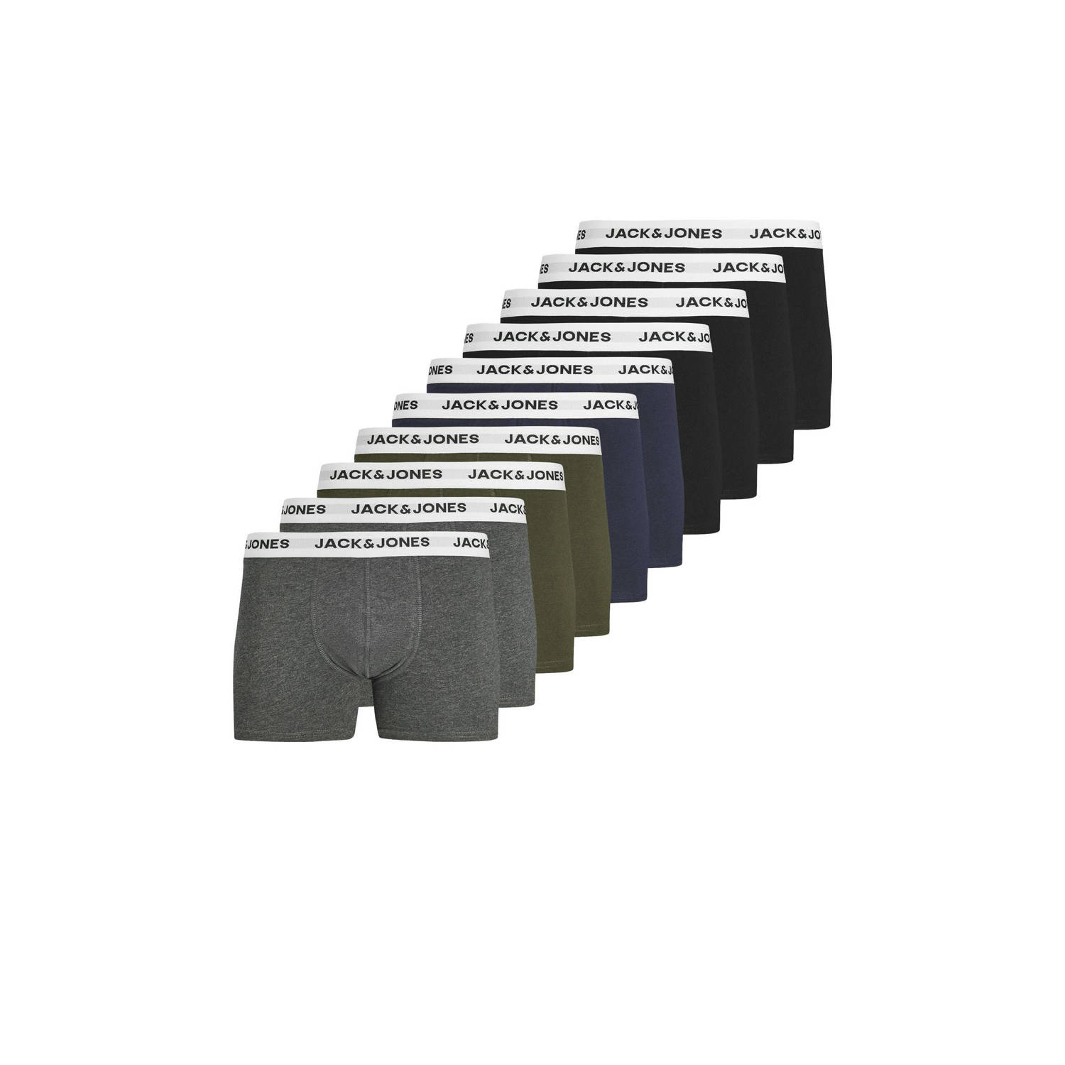 JACK & JONES boxershort JACBASIC (set van 10)