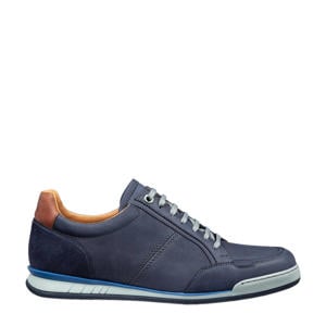 Magnus nubuck sneakers donkerblauw