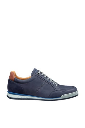 Magnus nubuck sneakers donkerblauw