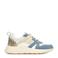 POSH by Poelman chunky sneakers wit/blauw denim