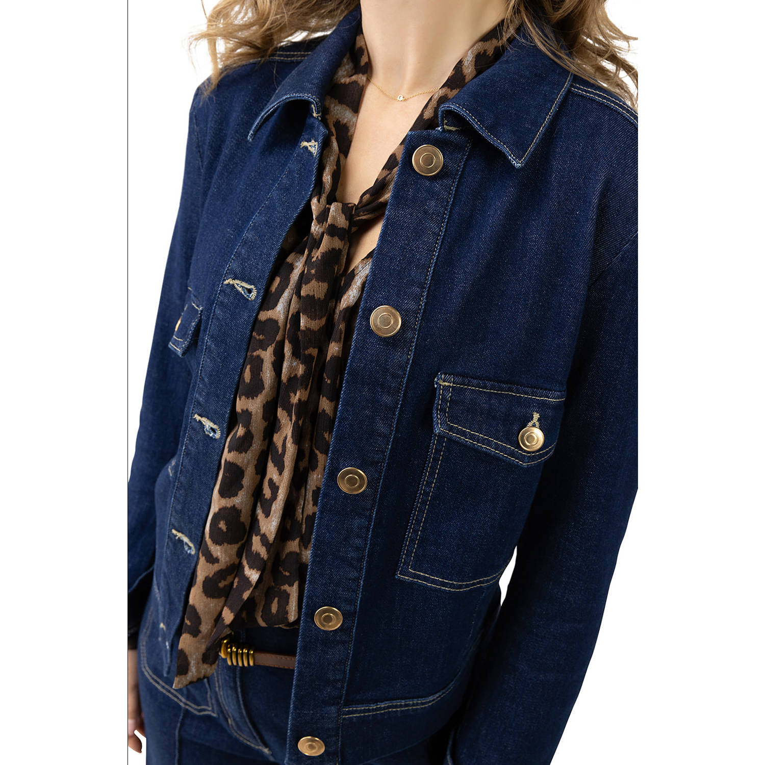 LabeL DOT spijkerjas dark blue denim