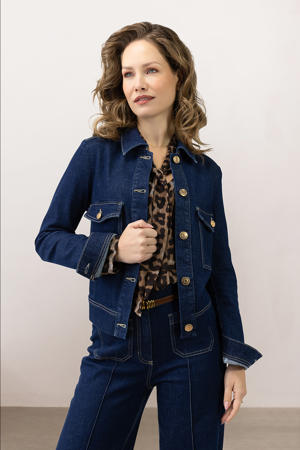 spijkerjas dark blue denim