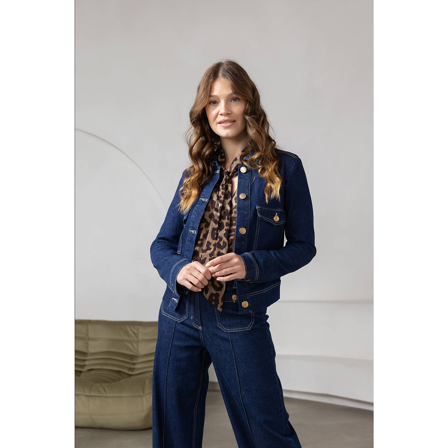 LabeL DOT spijkerjas dark blue denim