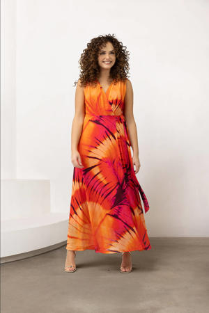 maxi jurk violet