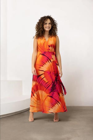 maxi jurk violet