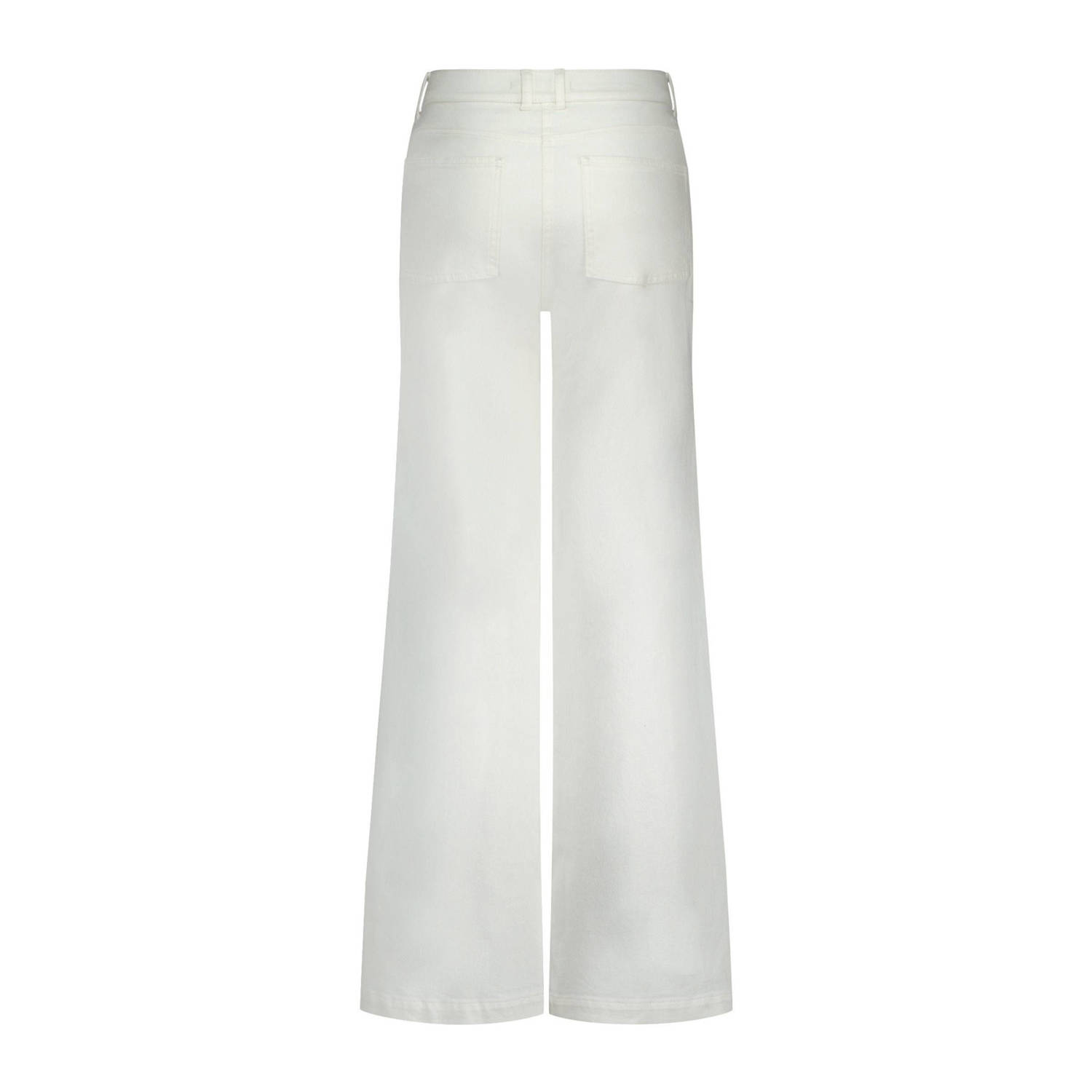 LabeL DOT high waist wide leg jeans wit