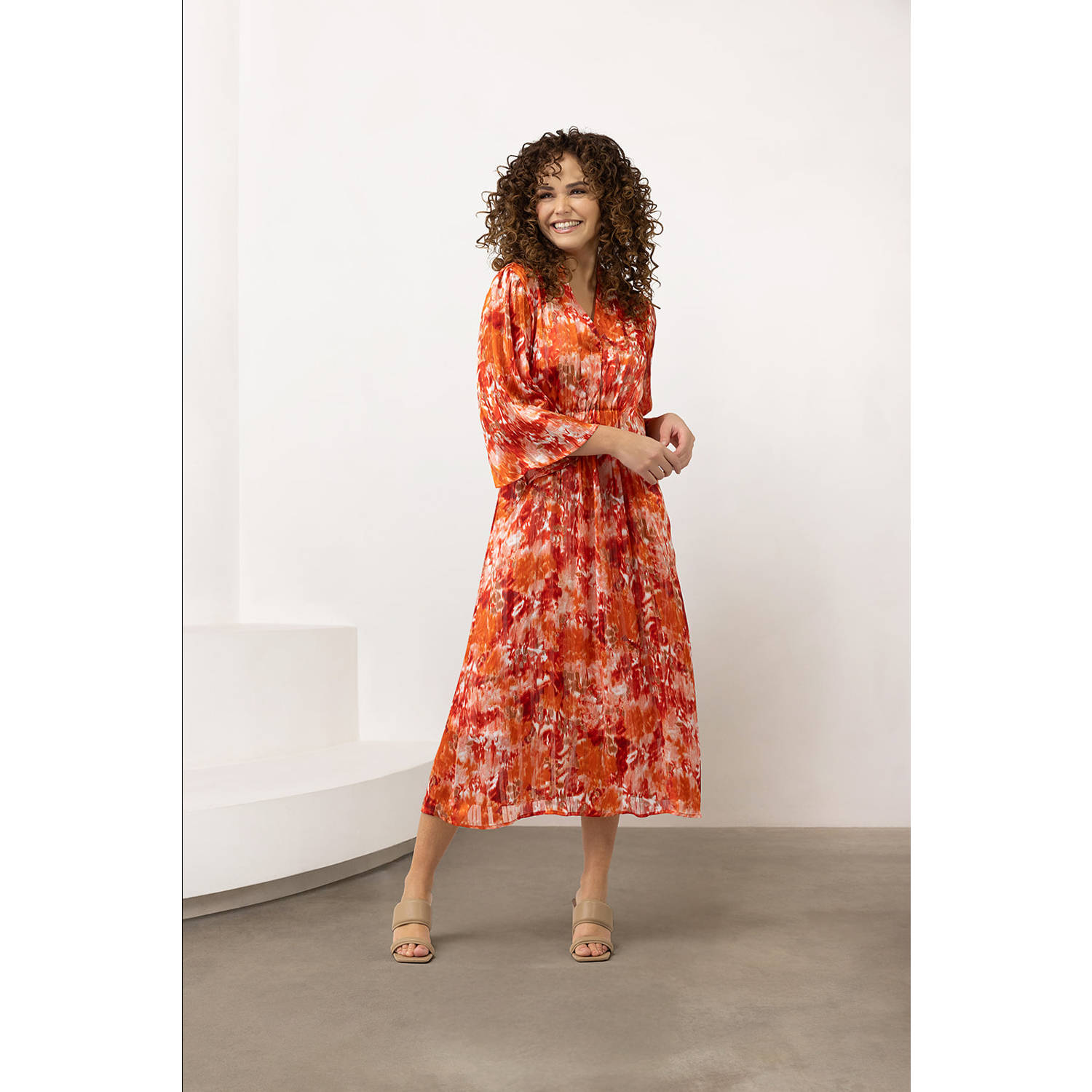 LabeL DOT zomerjurk oranje