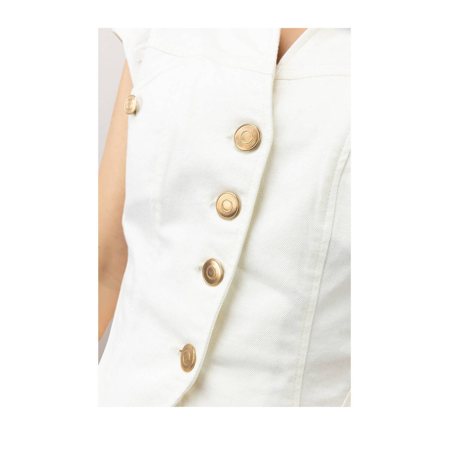 LabeL DOT gilet wit