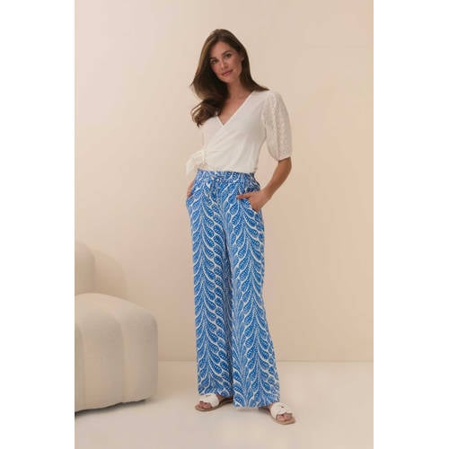 Lofty Manner top wit broderie afbeelding