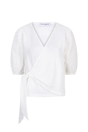 top wit broderie