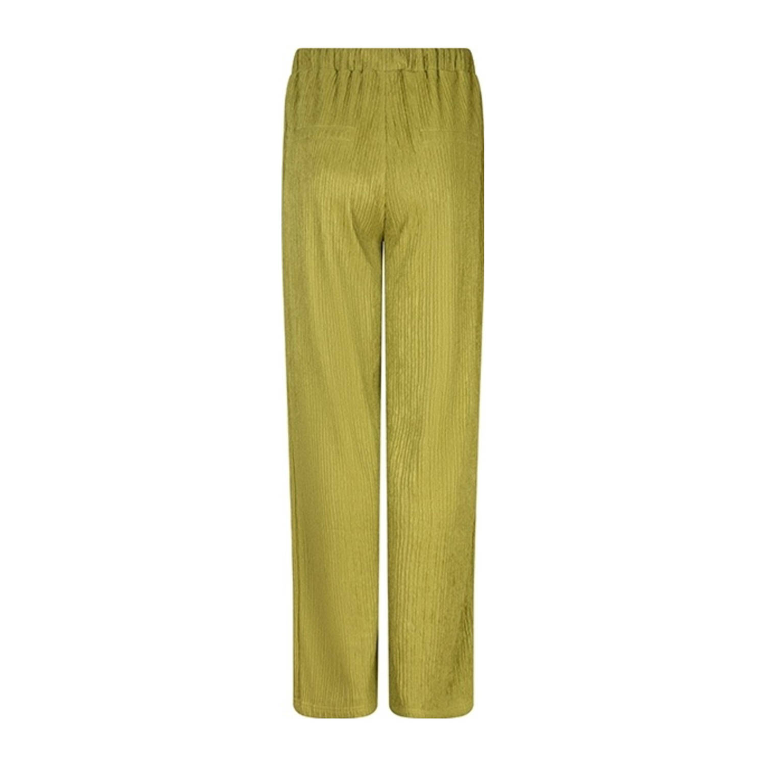 Lofty Manner straight regular waist broek groen