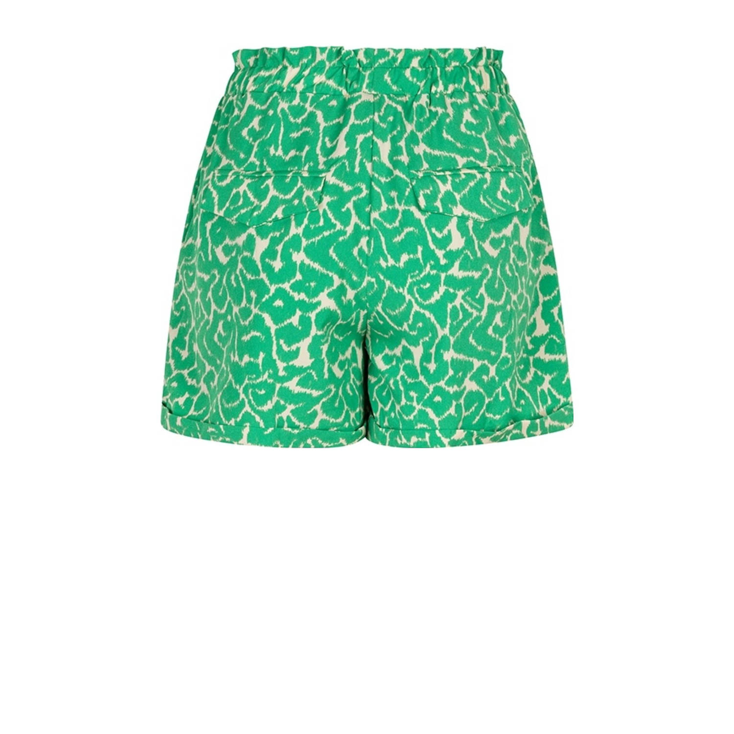 Lofty Manner straight high waist casual short groen