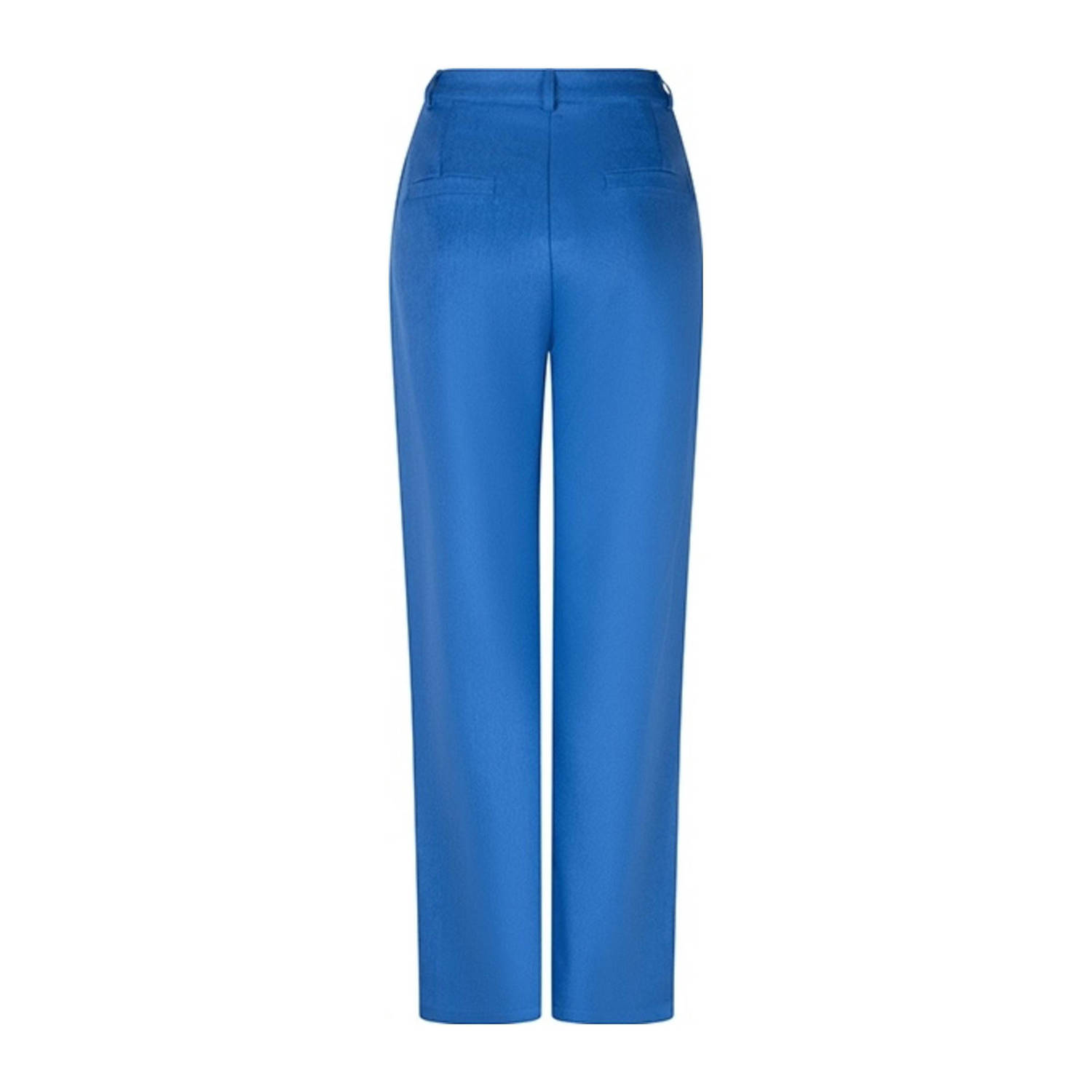 Lofty Manner wide leg regular waist pantalon blauw
