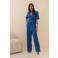 Lofty Manner cropped blazer blauw