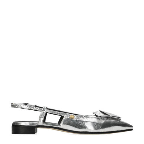 Fred de la Bretoniere Elisse Sling slingback loafers zilver afbeelding