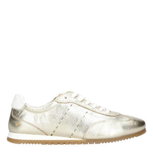 Ylva Loa  leren sneakers goud