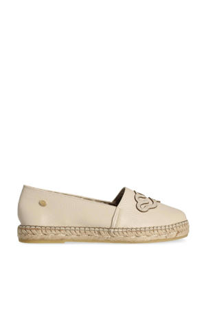 MIili Lily B  leren espadrilles beige
