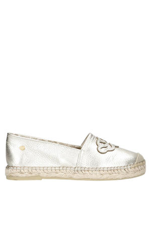 Mili Lily B  leren espadrilles goud