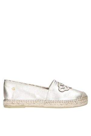 Mili Lily B leren espadrilles goud