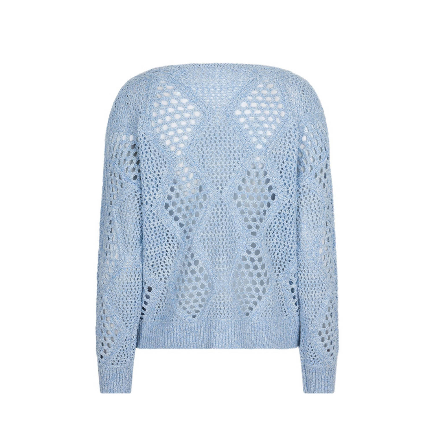 Esqualo crochet trui lichtblauw