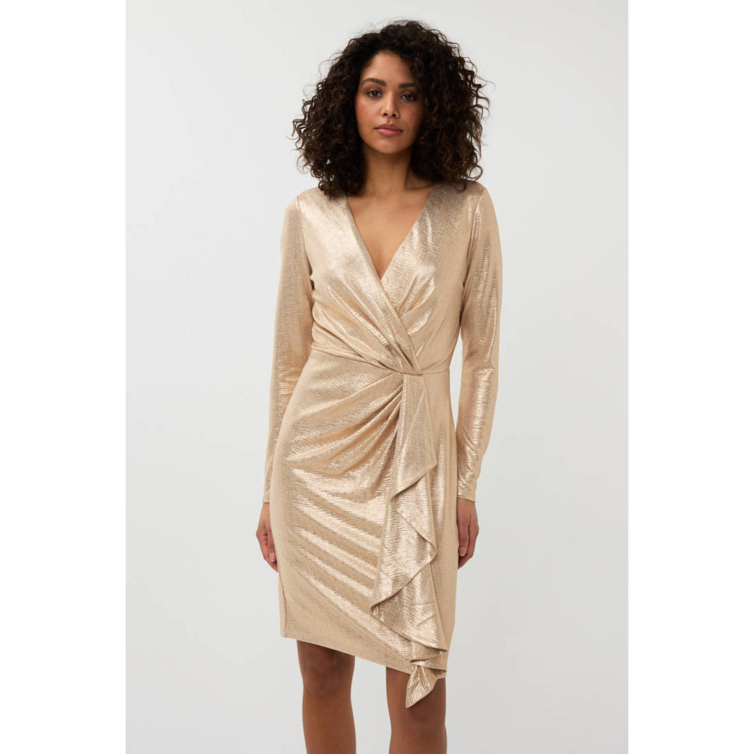 Esqualo glitterjurk goud