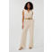 Esqualo rechtvallend jumpsuit beige