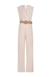 thumbnail: Esqualo rechtvallend jumpsuit beige