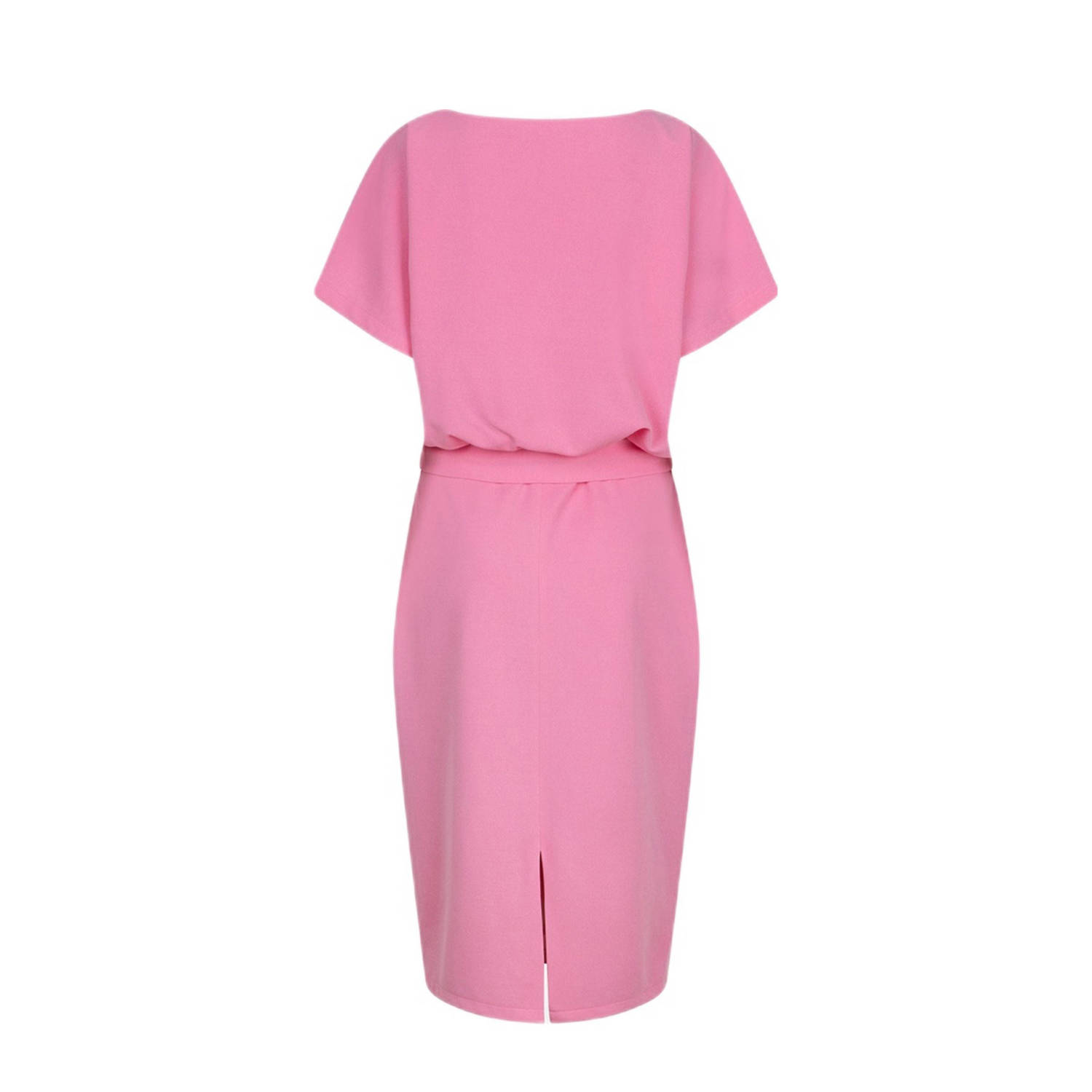 Esqualo midi jurk roze