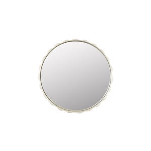Bubbles Spiegel/ Wandspiegel Beige (50 x 50 x 6 cm)