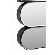 thumbnail: Zuiver Glamour spiegel/ wandspiegel Donkerbruin  (70 x 45 x 5 cm)