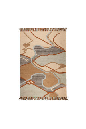 Zuiver Saigon Vloerkleed 160x230 - Oranje (160 x 230 x 0.30 cm)