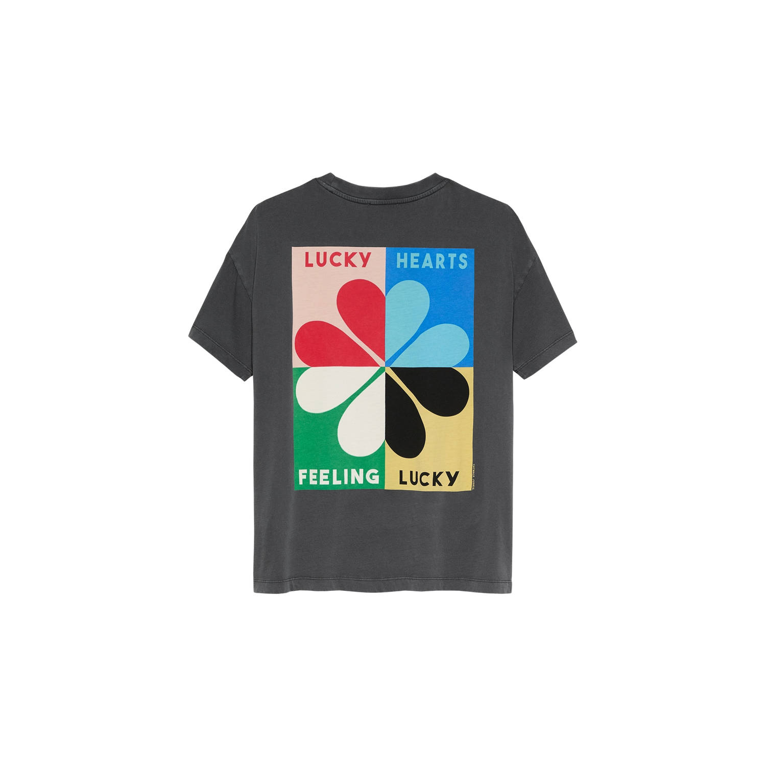 CATWALK JUNKIE Dames Tops & T-shirts Graphic Tshirt Grijs