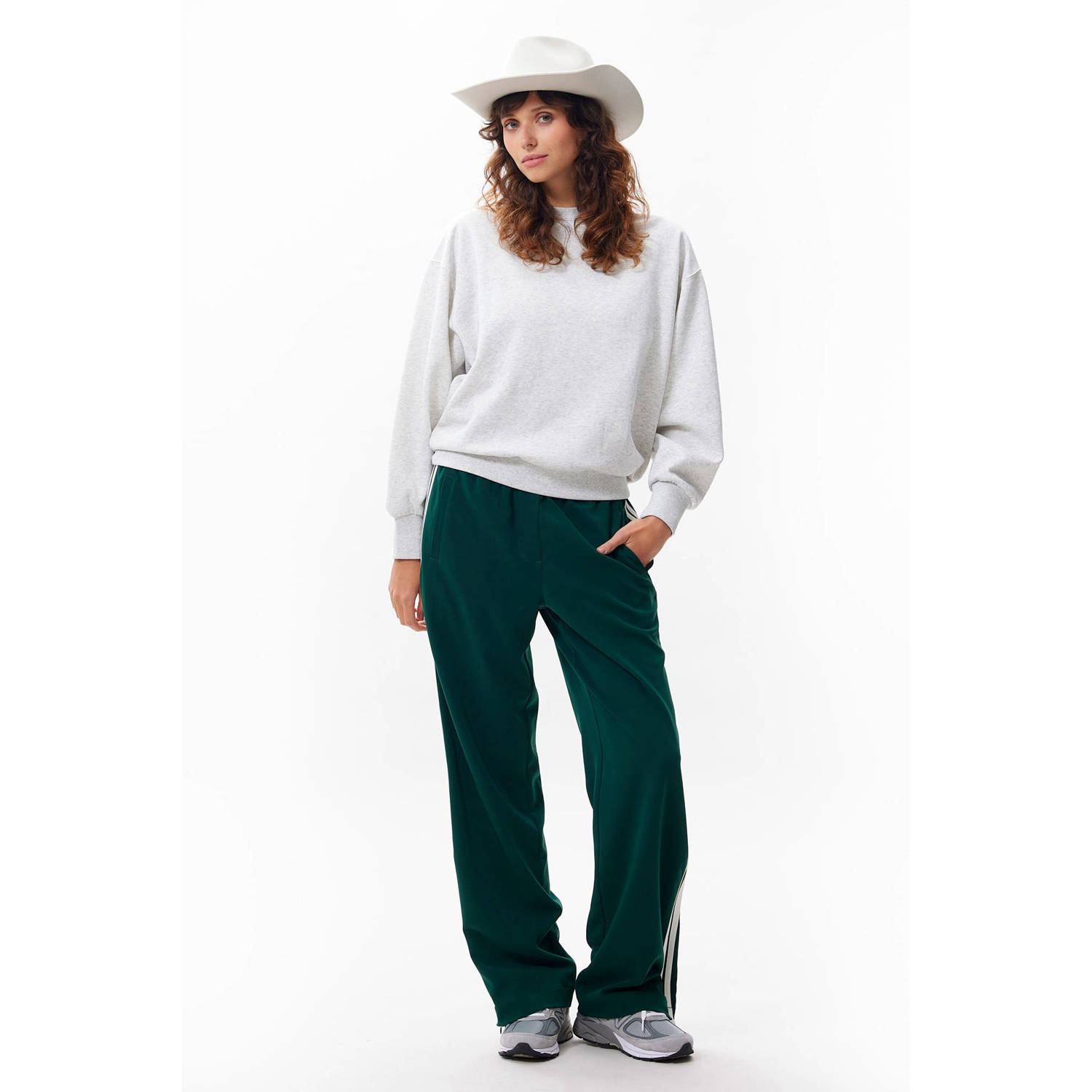Catwalk Junkie sweater grijs melange