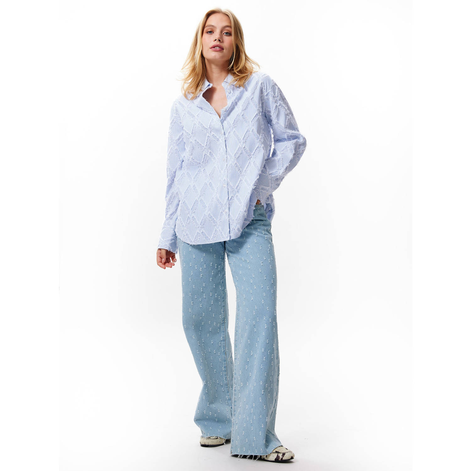 Catwalk Junkie blouse lichtblauw