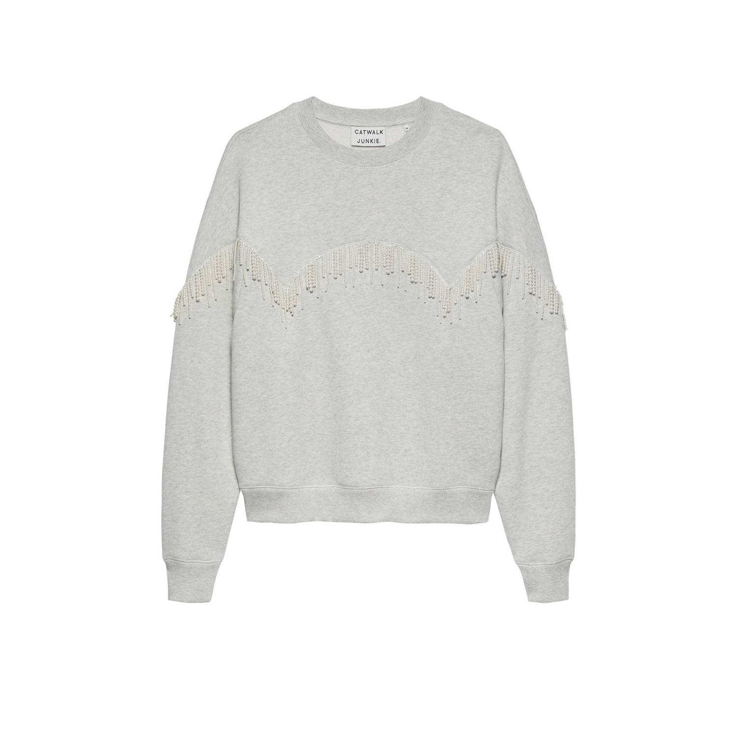 Catwalk Junkie sweater grijs melange